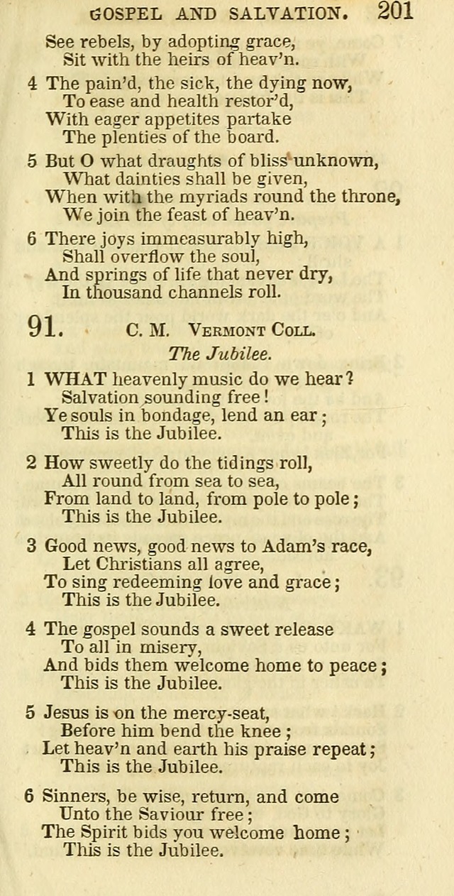 The Christian Psalmist: being a collection of psalms, hymns, and spiritual songs compiled from the most approved authors, and designed as a standard hymn book for public and social worship page 201