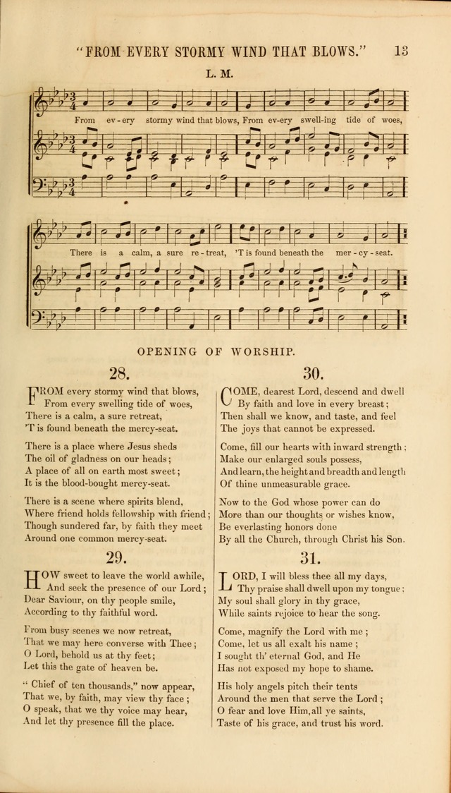 Church Pastorals, hymns and tunes for public and social worship page 13