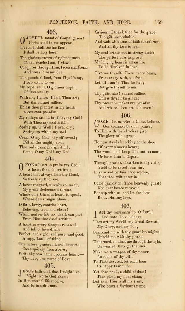 Church Pastorals, hymns and tunes for public and social worship page 169