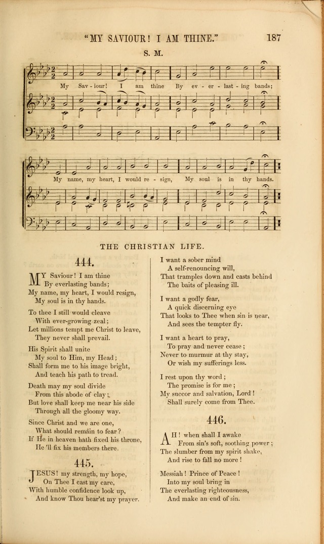 Church Pastorals, hymns and tunes for public and social worship page 187