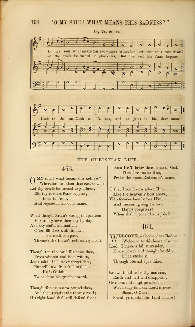 Church Pastorals, hymns and tunes for public and social worship page 194