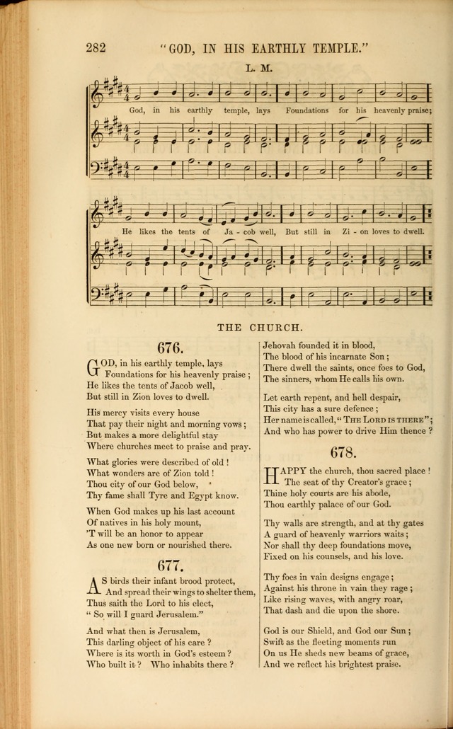 Church Pastorals, hymns and tunes for public and social worship page 282