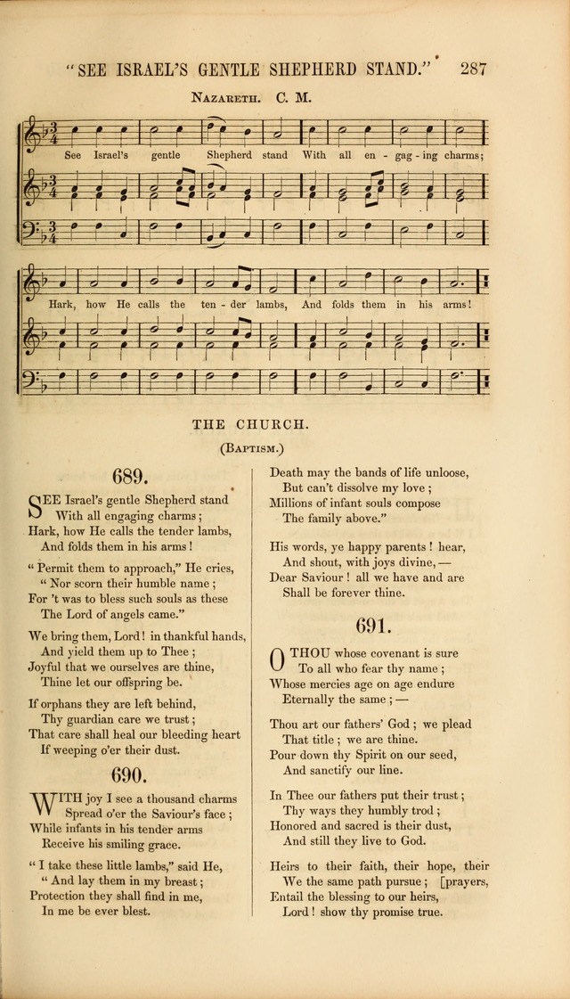 Church Pastorals, hymns and tunes for public and social worship page 287