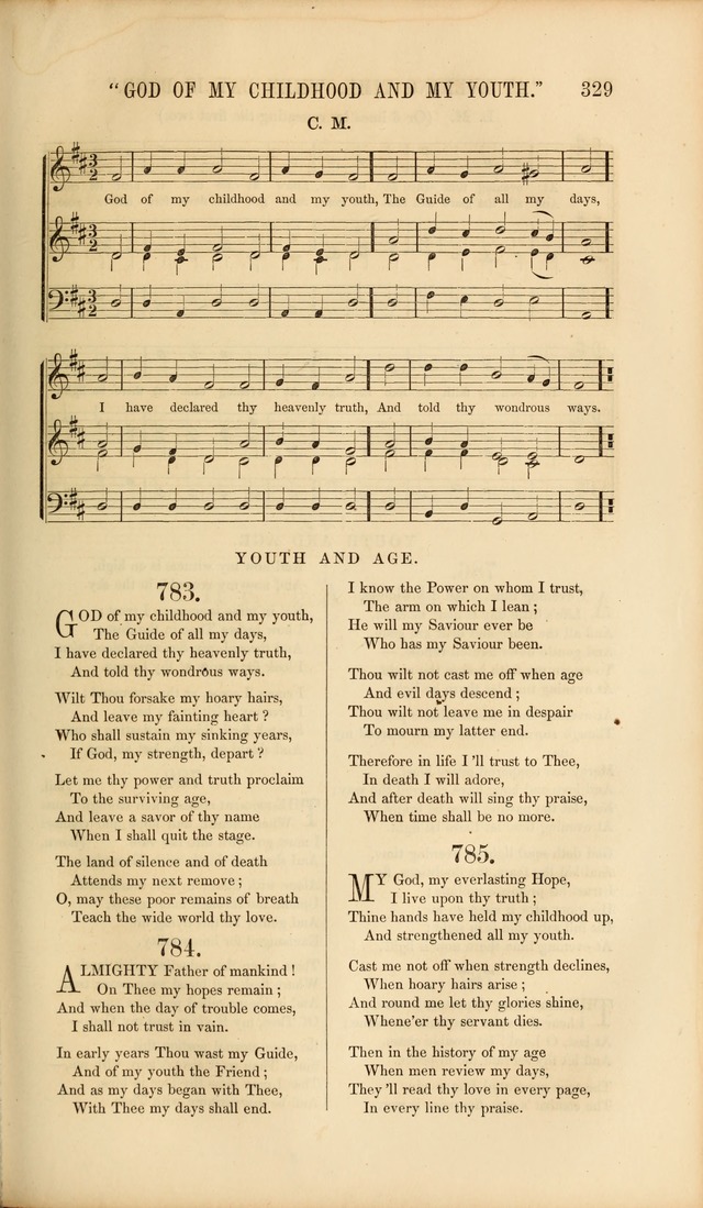 Church Pastorals, hymns and tunes for public and social worship page 329
