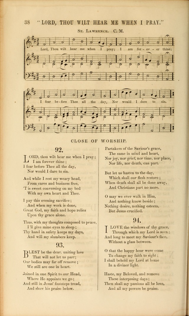 Church Pastorals, hymns and tunes for public and social worship page 38