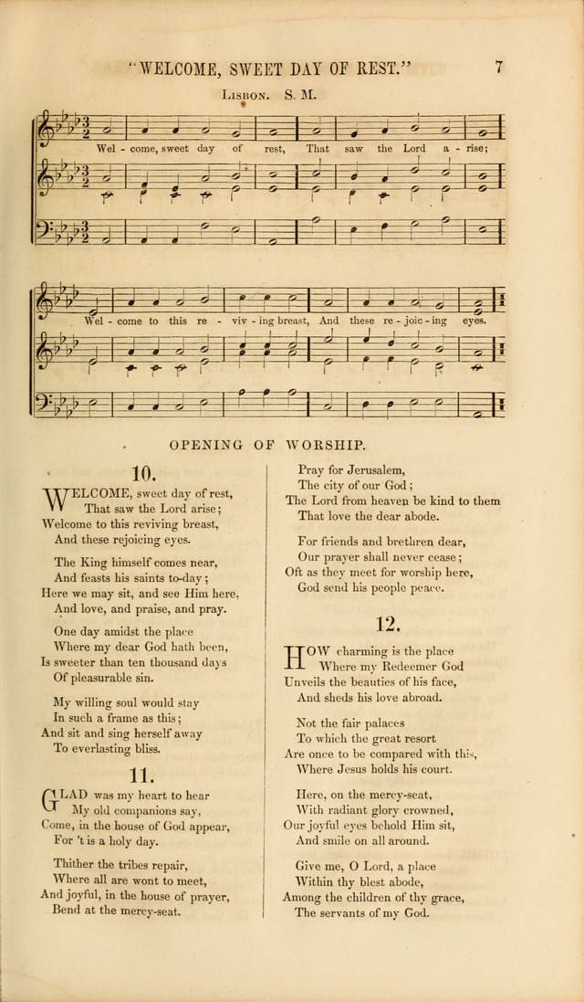 Church Pastorals, hymns and tunes for public and social worship page 7