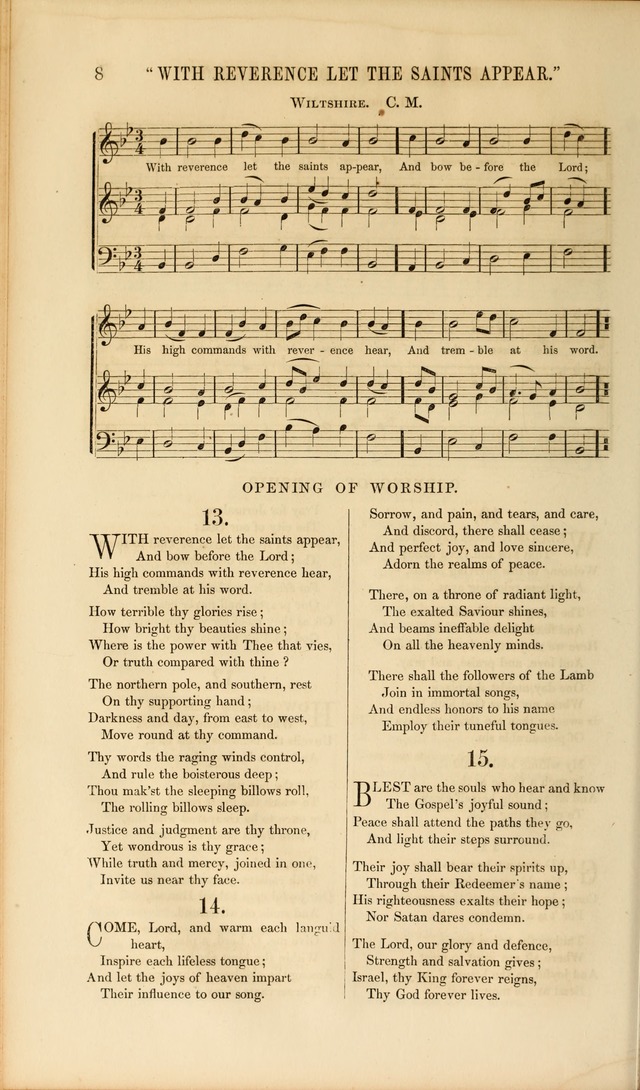 Church Pastorals, hymns and tunes for public and social worship page 8