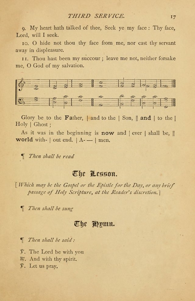 The Church Porch: a service book and hymnal for Sunday schools page 17