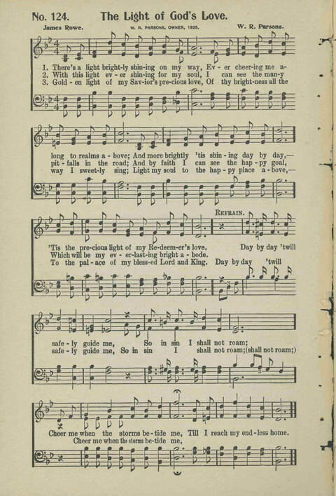 Christian Praise: edited and compiled for use in Sunday schools, churches, evangelistic meetings, singing conventions and all religious services page 113