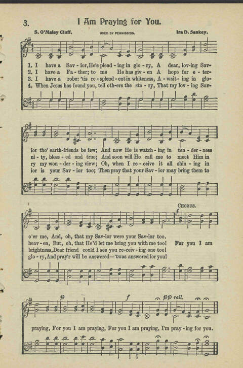 Christian Praise: edited and compiled for use in Sunday schools, churches, evangelistic meetings, singing conventions and all religious services page 3