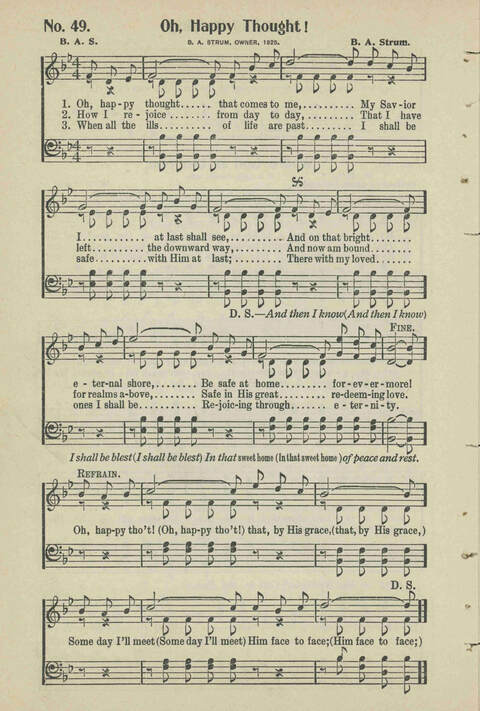 Christian Praise: edited and compiled for use in Sunday schools, churches, evangelistic meetings, singing conventions and all religious services page 46