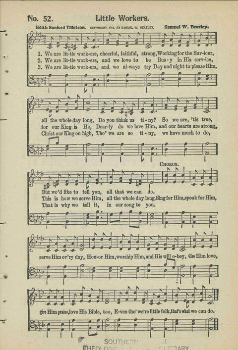 Christian Praise: edited and compiled for use in Sunday schools, churches, evangelistic meetings, singing conventions and all religious services page 49
