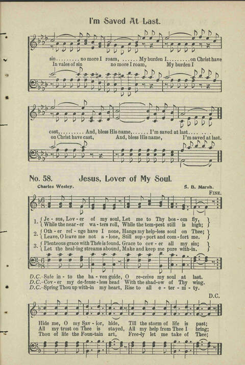 Christian Praise: edited and compiled for use in Sunday schools, churches, evangelistic meetings, singing conventions and all religious services page 55