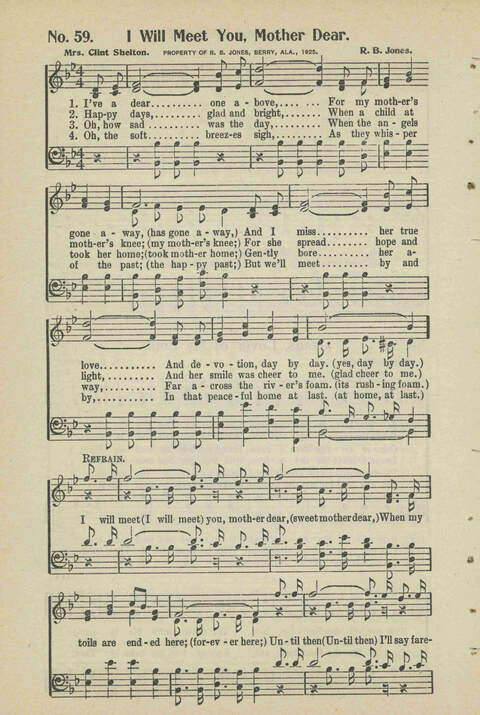 Christian Praise: edited and compiled for use in Sunday schools, churches, evangelistic meetings, singing conventions and all religious services page 56