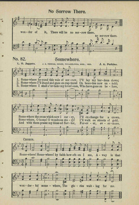 Christian Praise: edited and compiled for use in Sunday schools, churches, evangelistic meetings, singing conventions and all religious services page 71