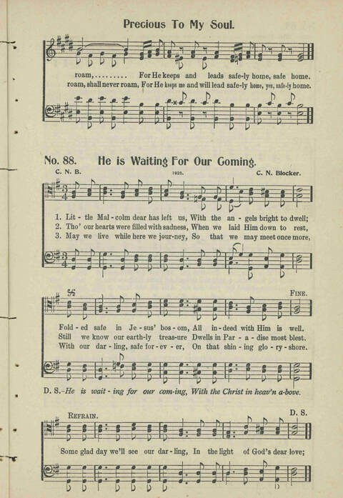 Christian Praise: edited and compiled for use in Sunday schools, churches, evangelistic meetings, singing conventions and all religious services page 75
