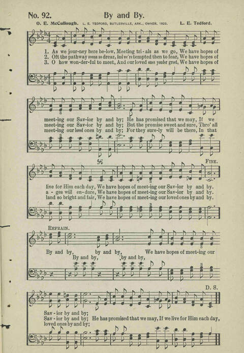 Christian Praise: edited and compiled for use in Sunday schools, churches, evangelistic meetings, singing conventions and all religious services page 79