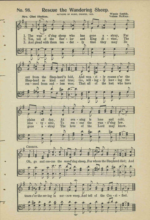 Christian Praise: edited and compiled for use in Sunday schools, churches, evangelistic meetings, singing conventions and all religious services page 87