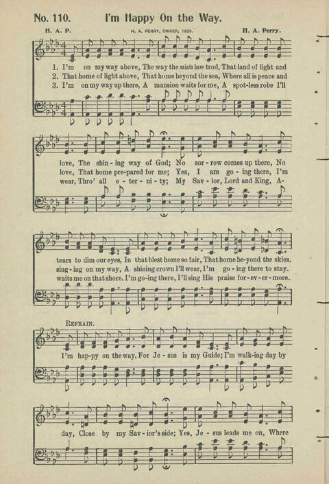 Christian Praise: edited and compiled for use in Sunday schools, churches, evangelistic meetings, singing conventions and all religious services page 98