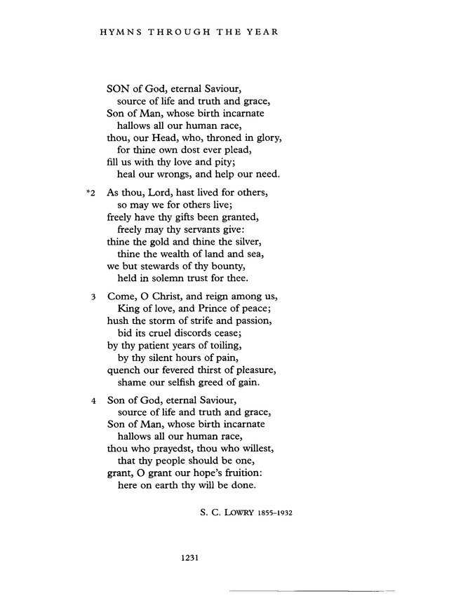 Common Praise: A new edition of Hymns Ancient and Modern page 1232