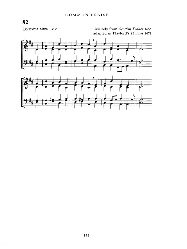 Common Praise: A new edition of Hymns Ancient and Modern page 174