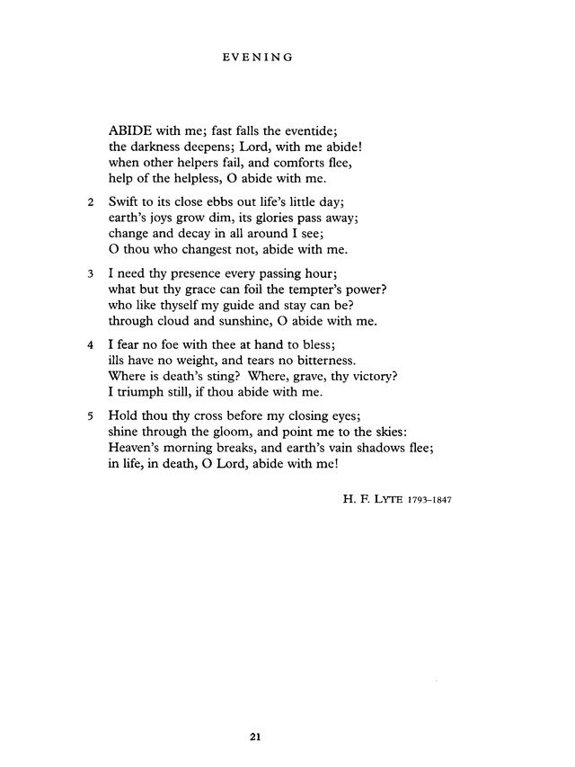 Common Praise: A new edition of Hymns Ancient and Modern page 21