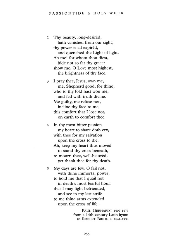 Common Praise: A new edition of Hymns Ancient and Modern page 255