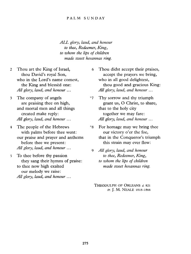 Common Praise: A new edition of Hymns Ancient and Modern page 275