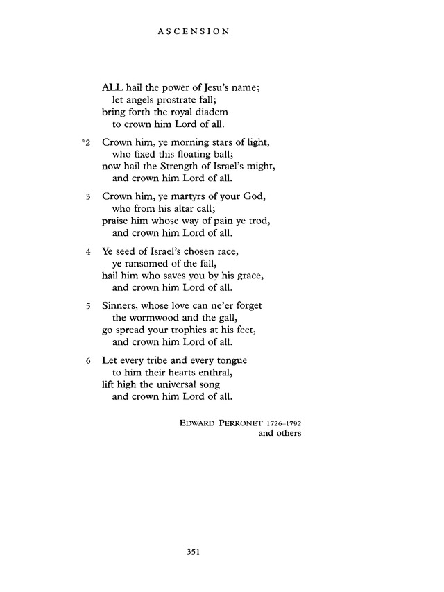 Common Praise: A new edition of Hymns Ancient and Modern page 351