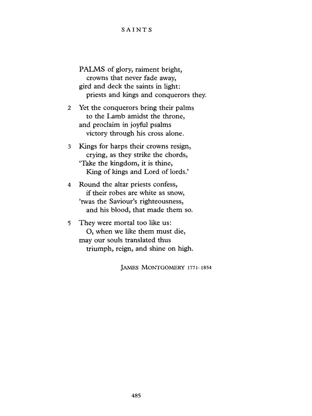 Common Praise: A new edition of Hymns Ancient and Modern page 486