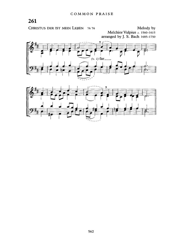 Common Praise: A new edition of Hymns Ancient and Modern page 563