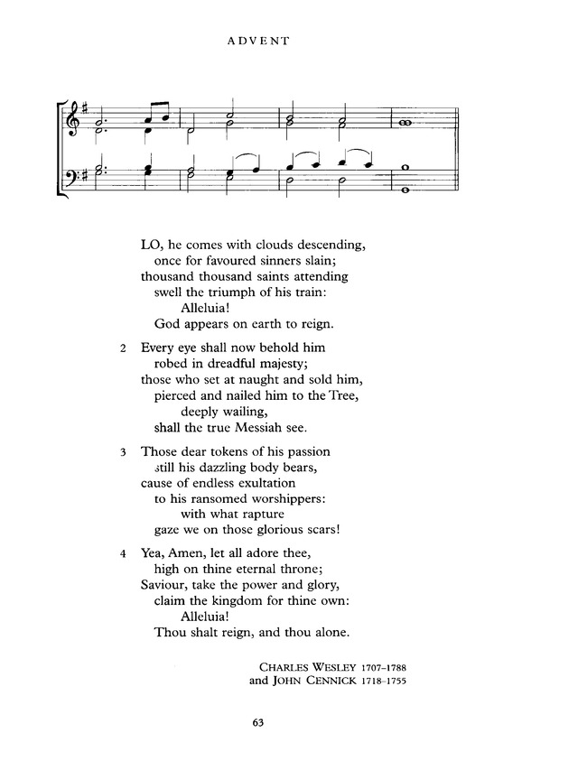 Common Praise: A new edition of Hymns Ancient and Modern page 63