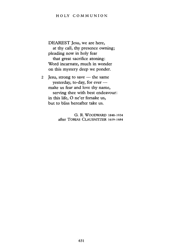 Common Praise: A new edition of Hymns Ancient and Modern page 632