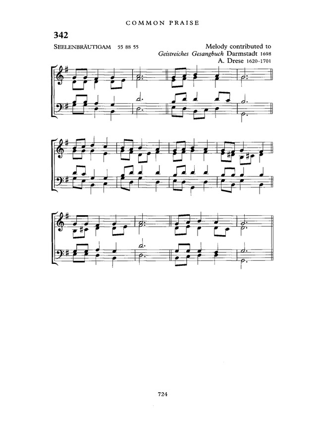 Common Praise: A new edition of Hymns Ancient and Modern page 725