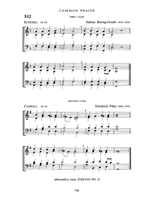 Common Praise: A new edition of Hymns Ancient and Modern page 749