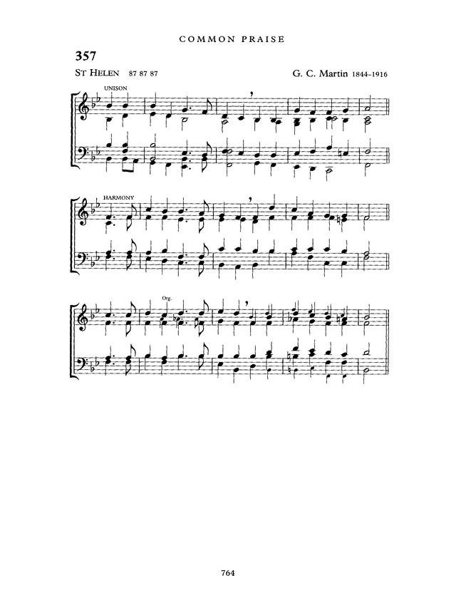 Common Praise: A new edition of Hymns Ancient and Modern page 765