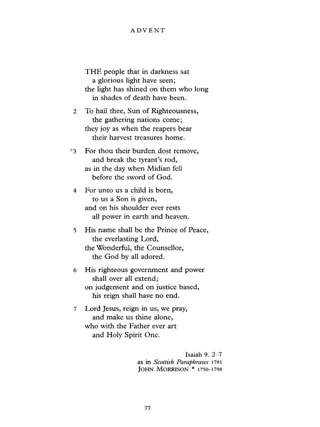 Common Praise: A new edition of Hymns Ancient and Modern page 77