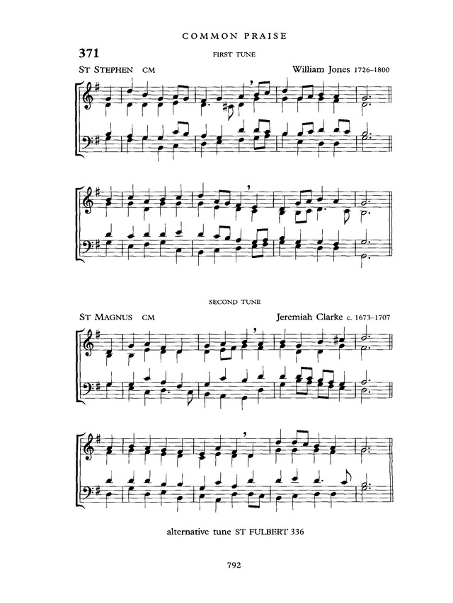 Common Praise: A new edition of Hymns Ancient and Modern page 793