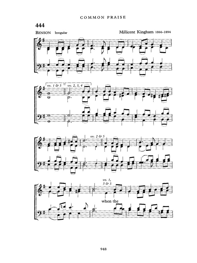 Common Praise: A new edition of Hymns Ancient and Modern page 949