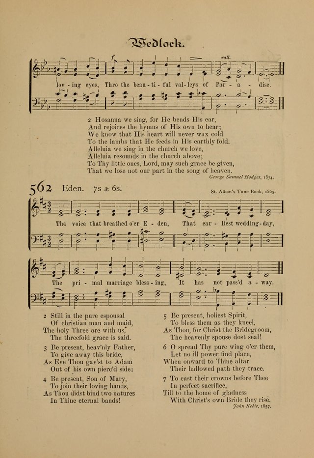 The Church Praise Book: a selection of hymns and tunes for Christian worship page 281