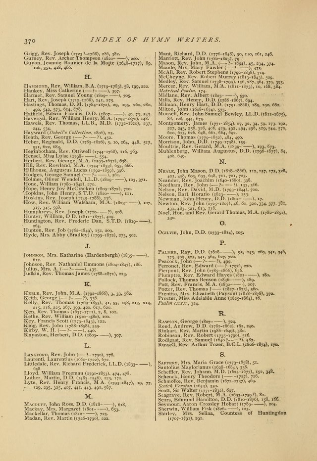 The Church Praise Book: a selection of hymns and tunes for Christian worship page 370