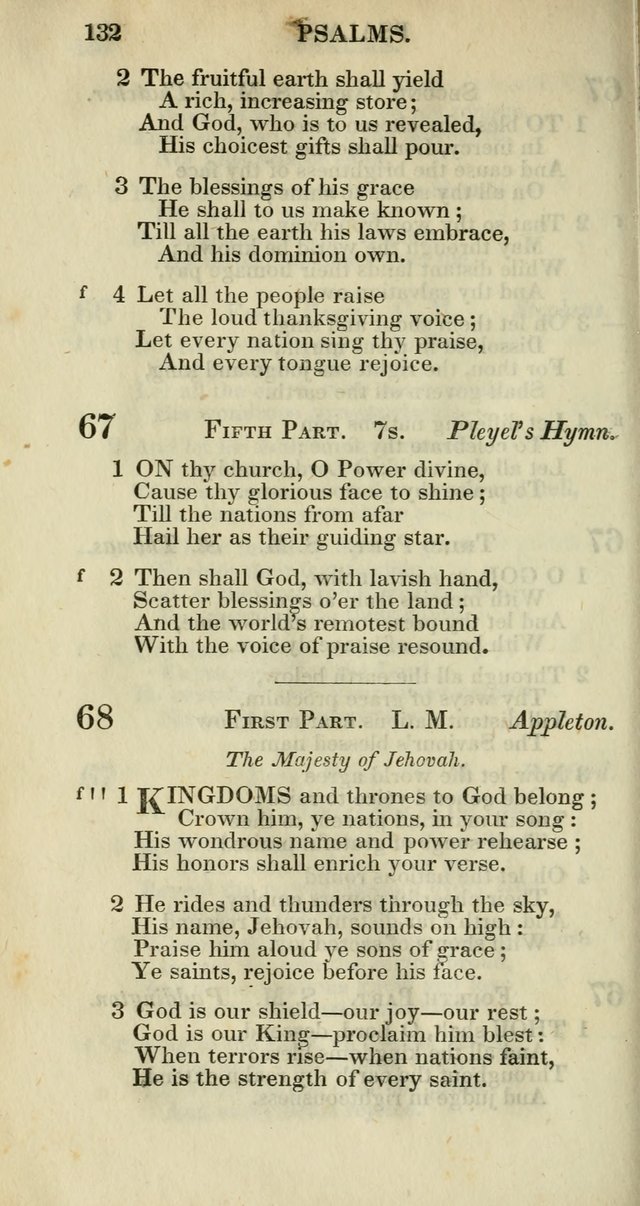 Church Psalmody: a Collection of Psalms and Hymns adapted to public worship page 135