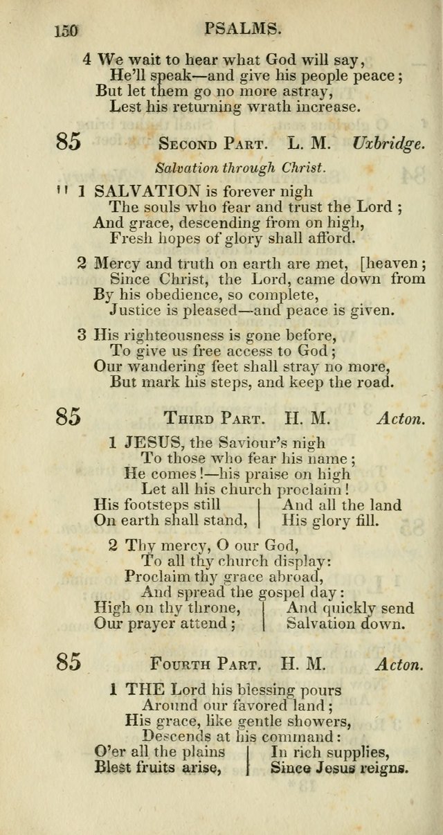 Church Psalmody: a Collection of Psalms and Hymns adapted to public worship page 153