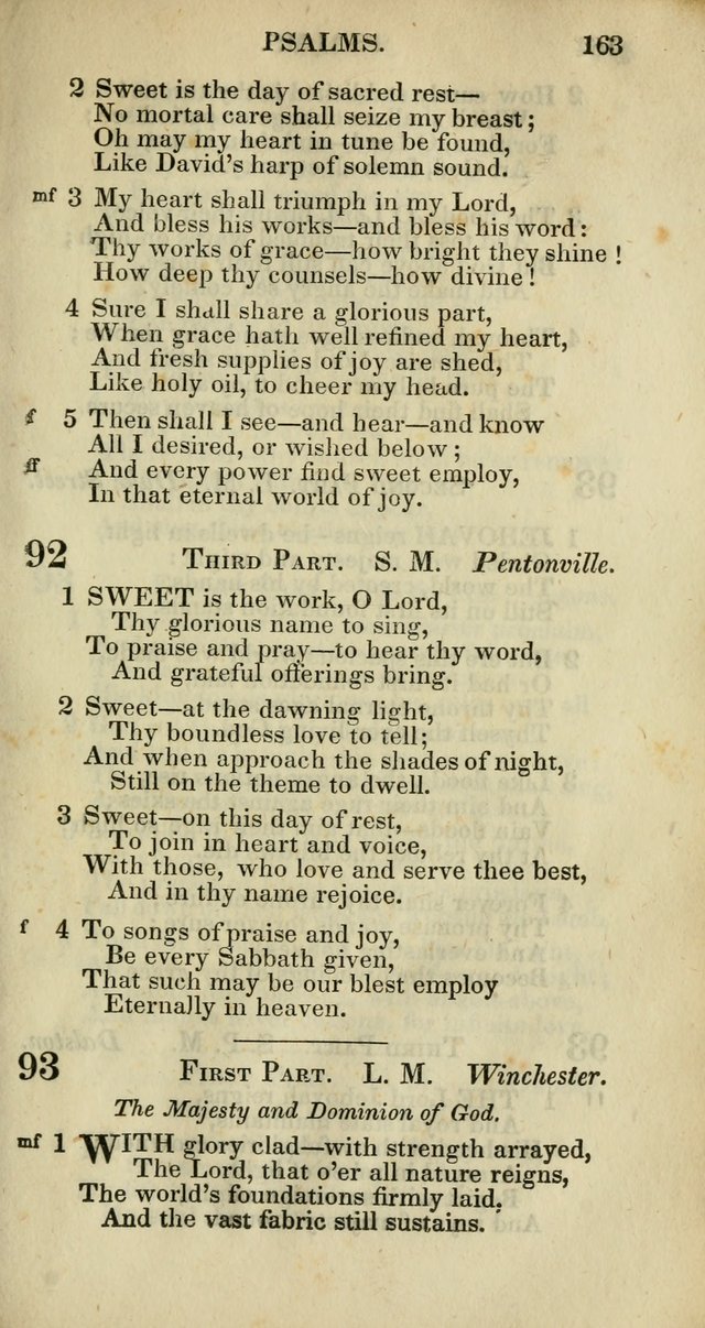 Church Psalmody: a Collection of Psalms and Hymns adapted to public worship page 166