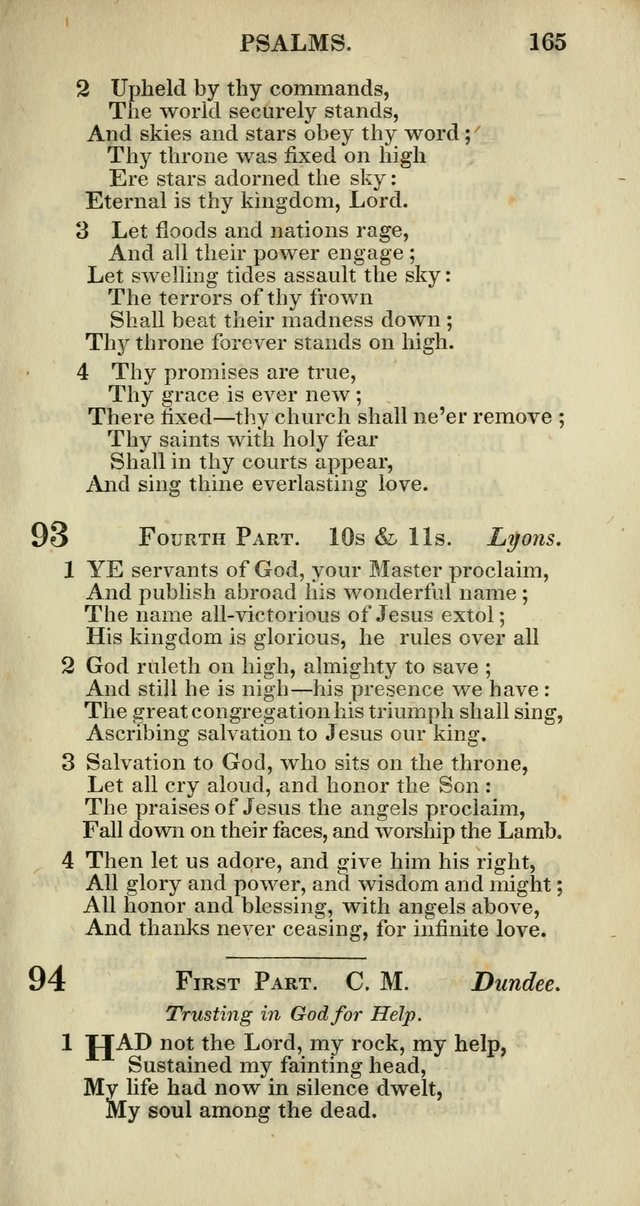 Church Psalmody: a Collection of Psalms and Hymns adapted to public worship page 168