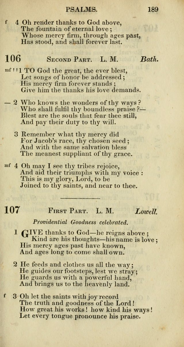 Church Psalmody: a Collection of Psalms and Hymns adapted to public worship page 192