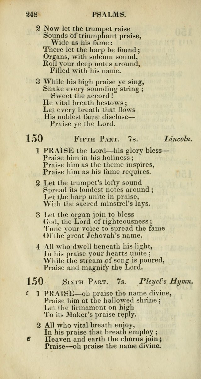 Church Psalmody: a Collection of Psalms and Hymns adapted to public worship page 251