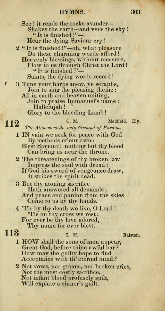 Church Psalmody: a Collection of Psalms and Hymns adapted to public worship page 306
