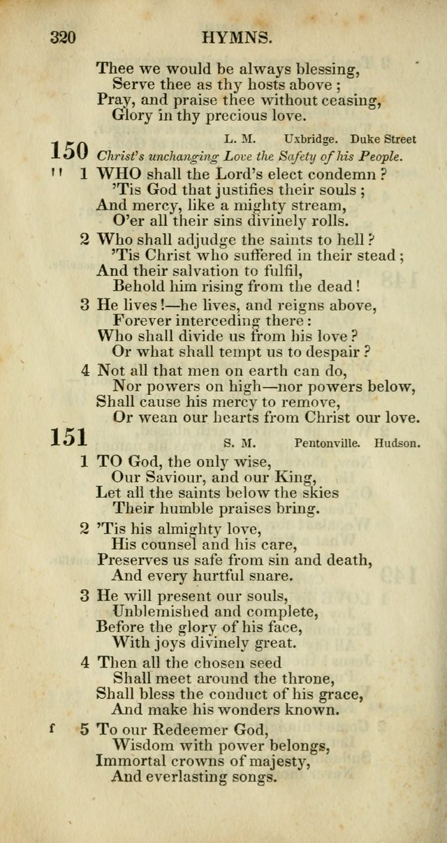 Church Psalmody: a Collection of Psalms and Hymns adapted to public worship page 323