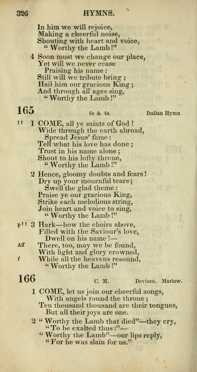 Church Psalmody: a Collection of Psalms and Hymns adapted to public worship page 329
